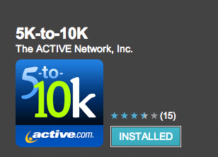 Active 5k to 10k Android App