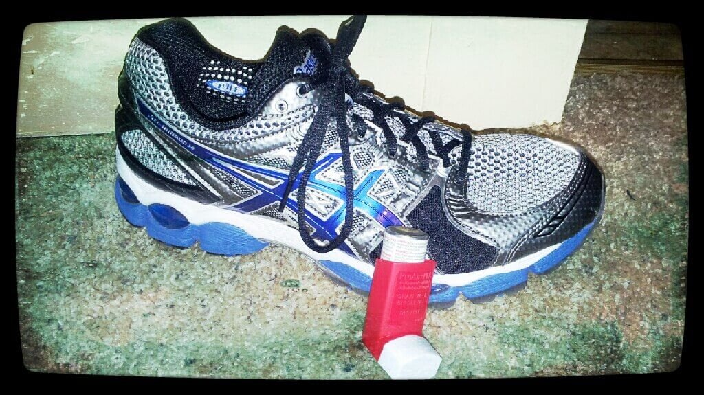 Asics Nimbus 14 and Albuterol Inhaler