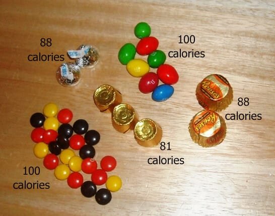 100 calories of Candy