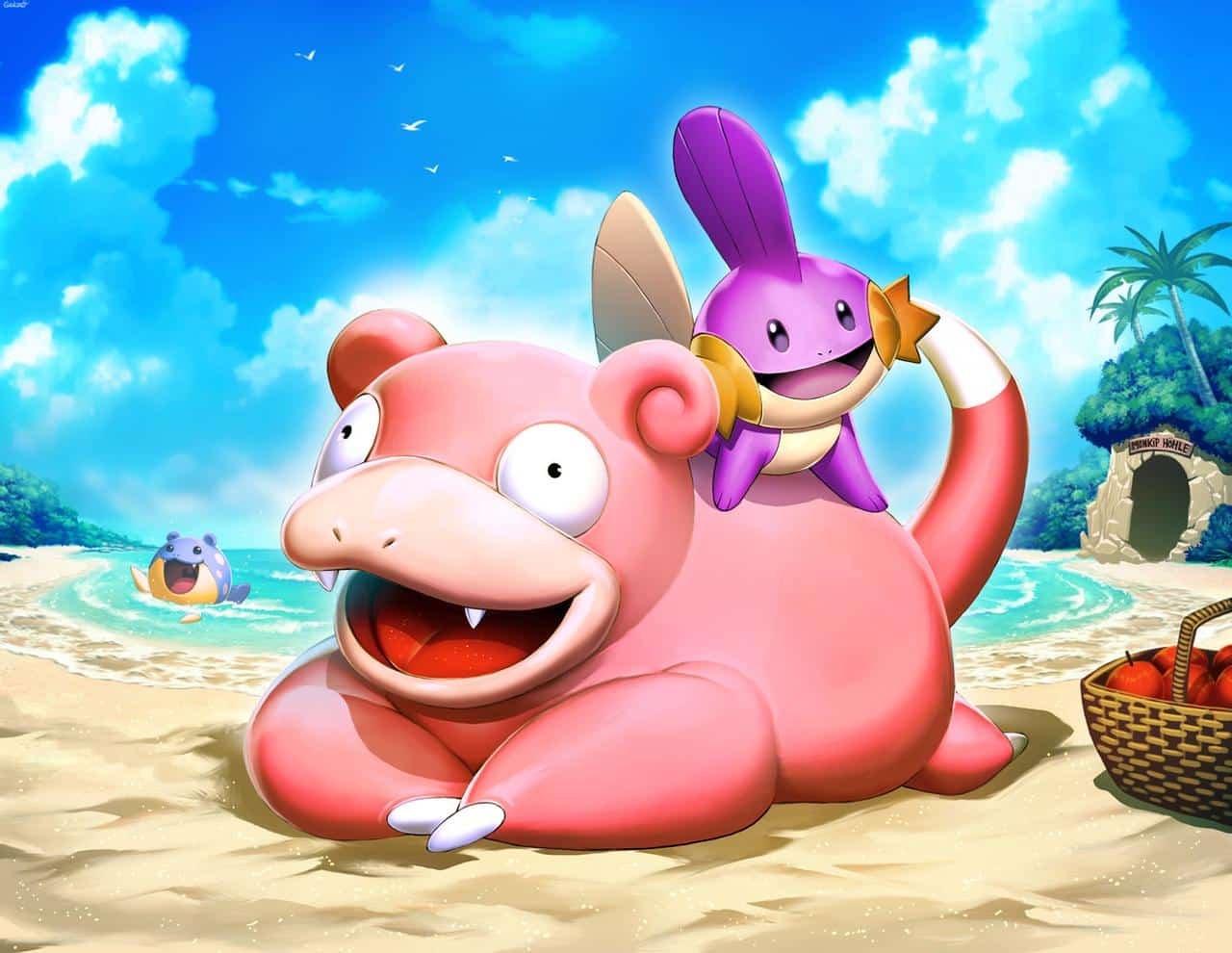 slowpoke really doesn't care if he ever learns how to run faster. Mudkip on the other hand...