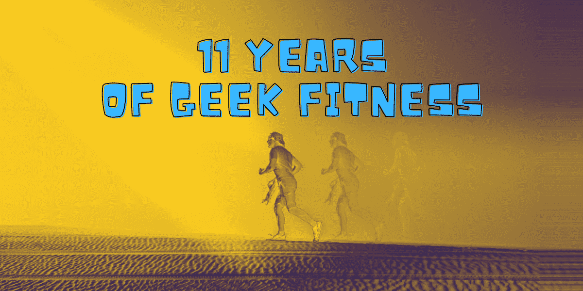geek fitness anniversary banner